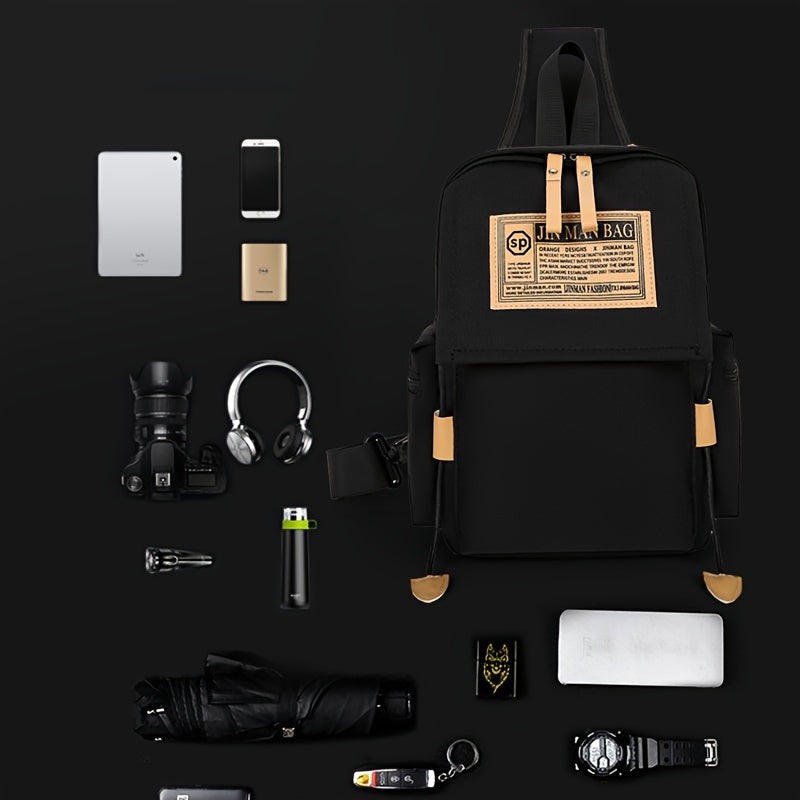 Sports Leisure Nylon Sling Bag - Men's Computer Shoulder Bag